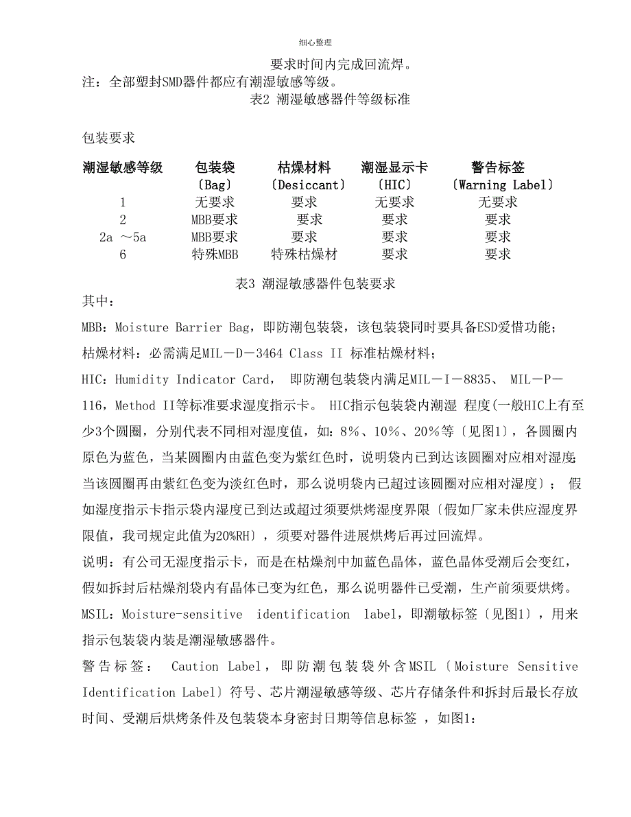 潮敏元器件PCBPCBA存储及使用介绍_第3页