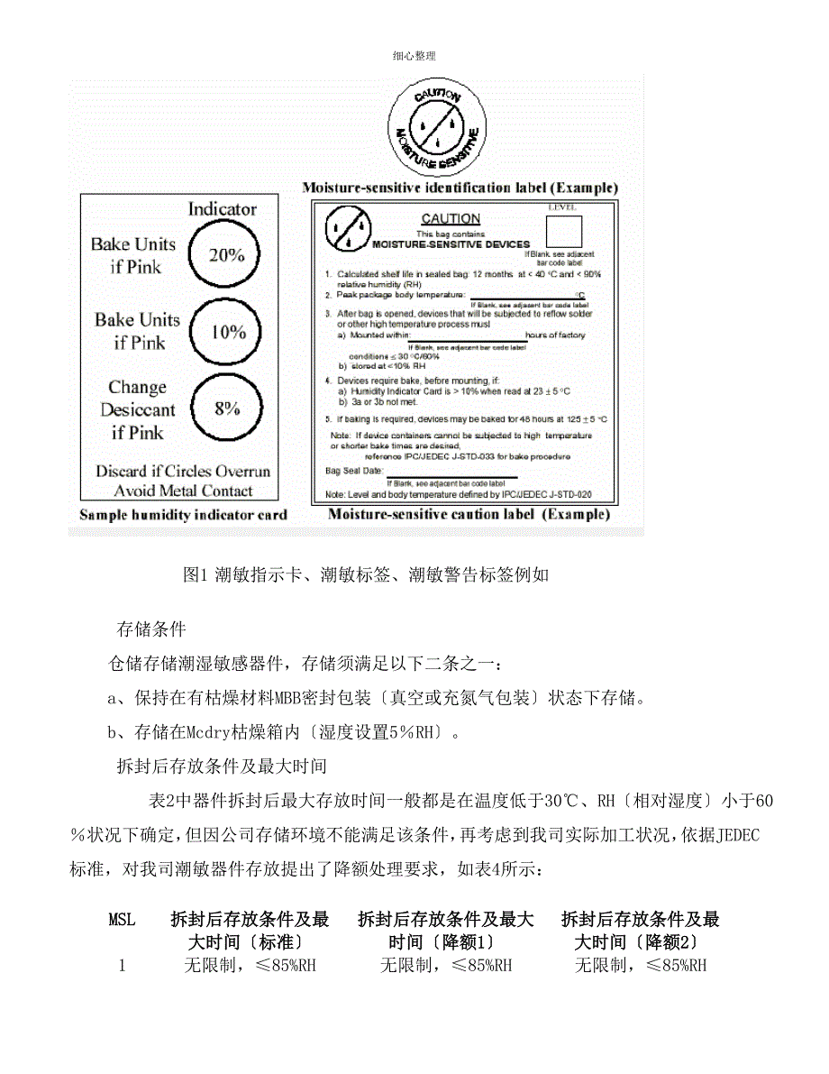 潮敏元器件PCBPCBA存储及使用介绍_第4页