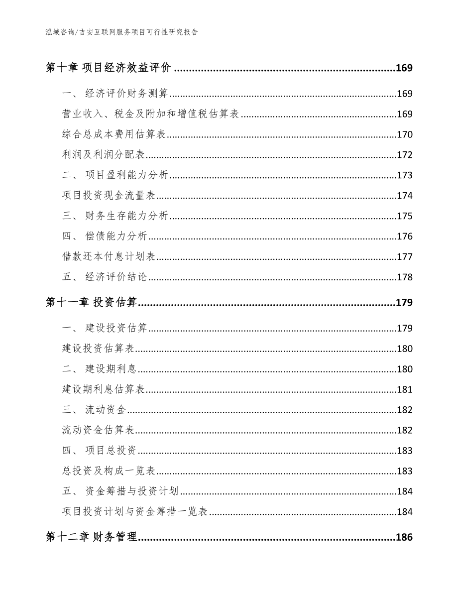 吉安互联网服务项目可行性研究报告_第5页