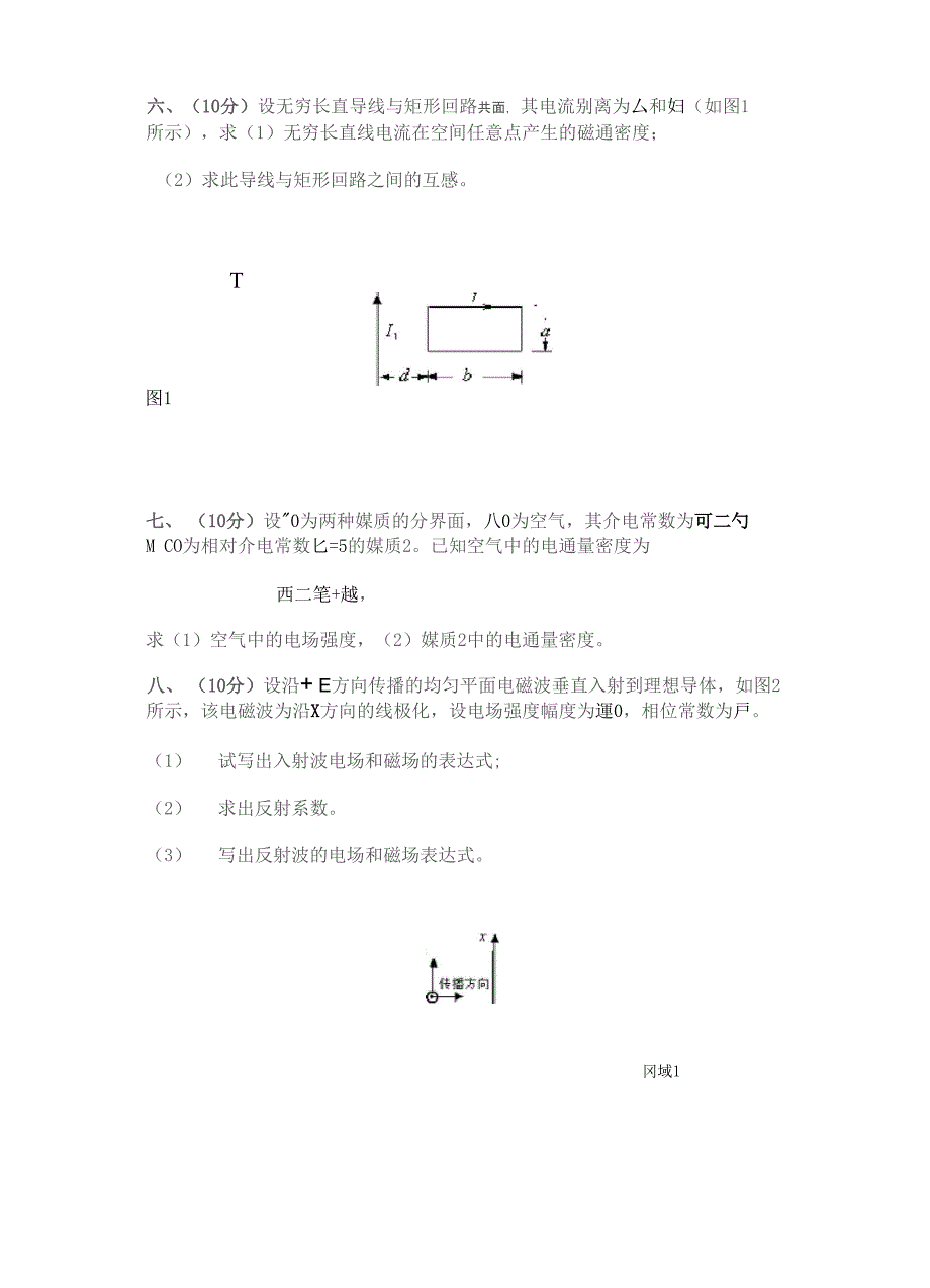 苏州大学电磁场与电磁波课程试卷_第2页