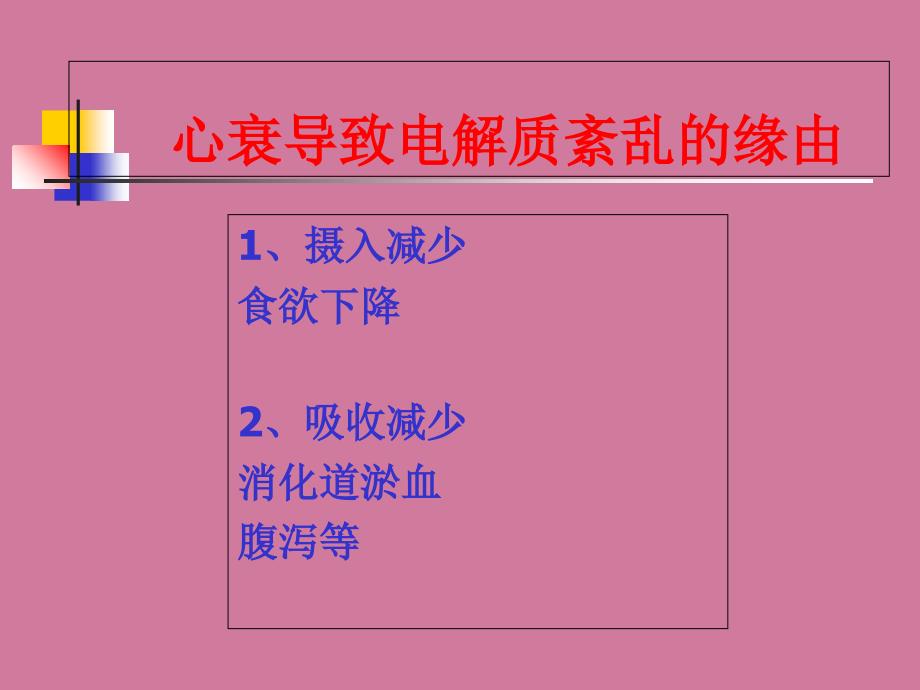 心力衰竭合并电解质紊乱与心律失常的表现及处理杨杰孚ppt课件_第3页