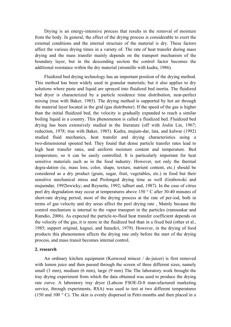 橘皮烘干机的设计课程毕业设计设计外文文献翻译、中英文翻译、外文翻译_第2页