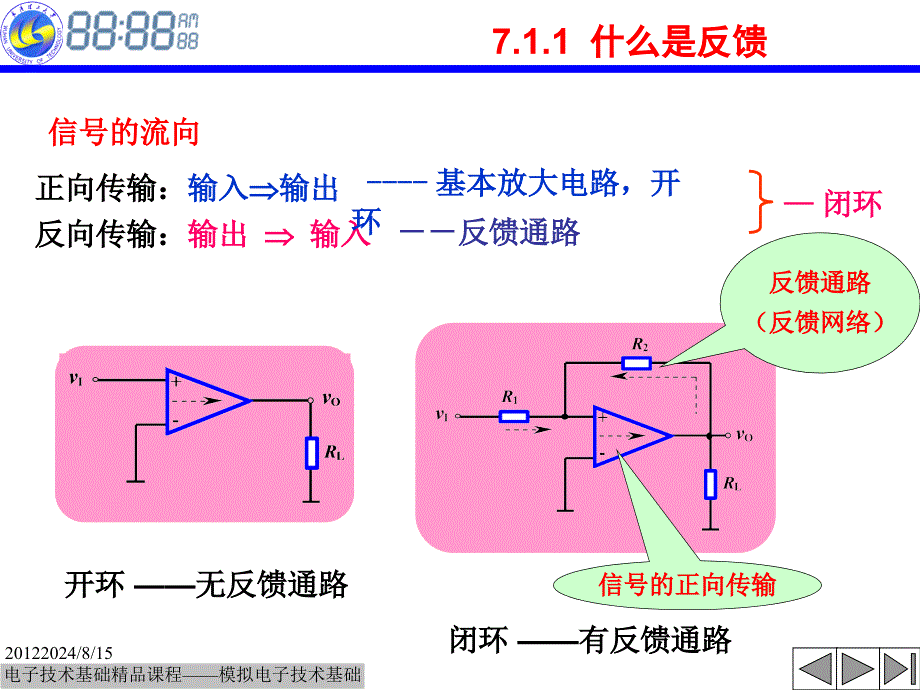 模拟电子技术基础：第7章 反馈放大电路_第4页