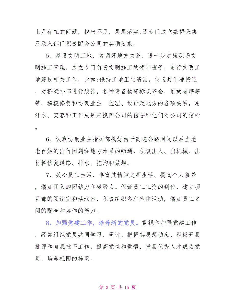 项目总监、经理述年终职报告_第3页