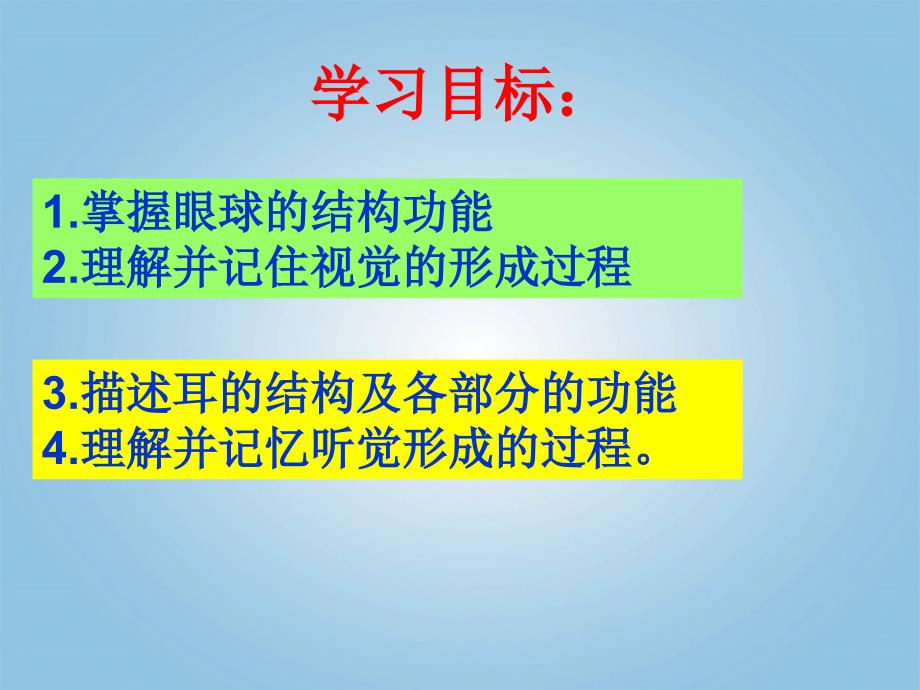 湖北省武汉市为明实验学校七年级生物下册第六章第一节人体对外界环境的感知课件人教新课标版1_第2页