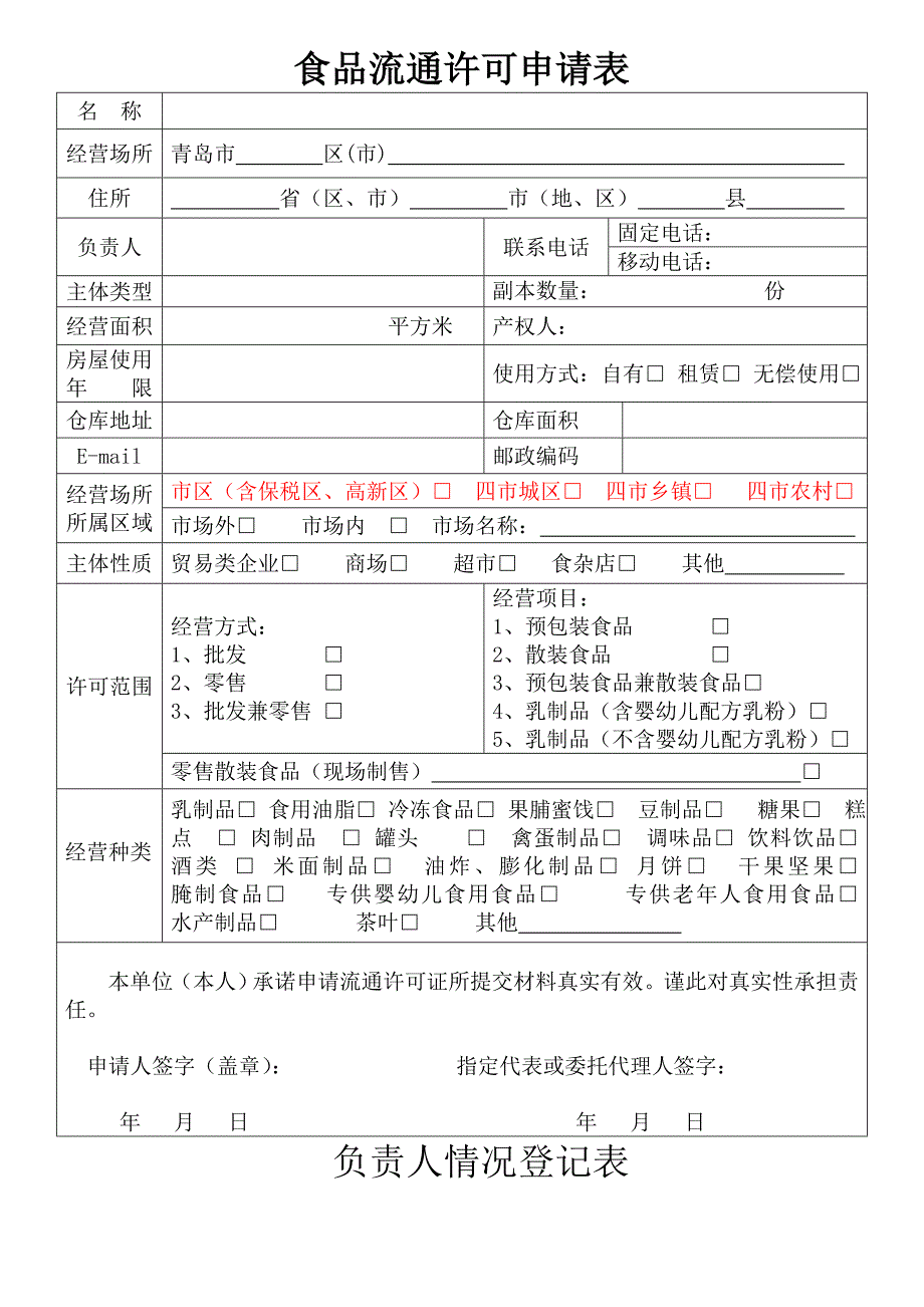 食品流通许可申请书1_第3页