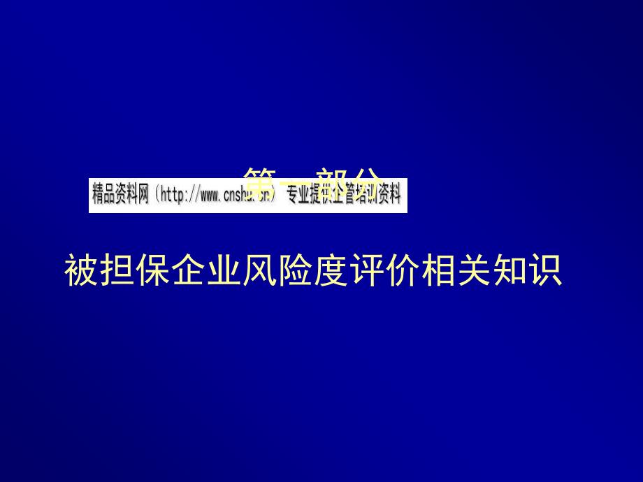 被担保企业风险度评价相关知识_第2页