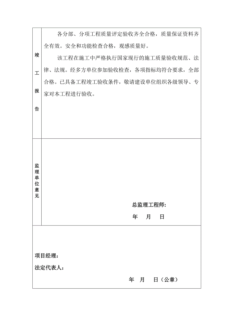 济宁市建设工程竣工报告_第3页