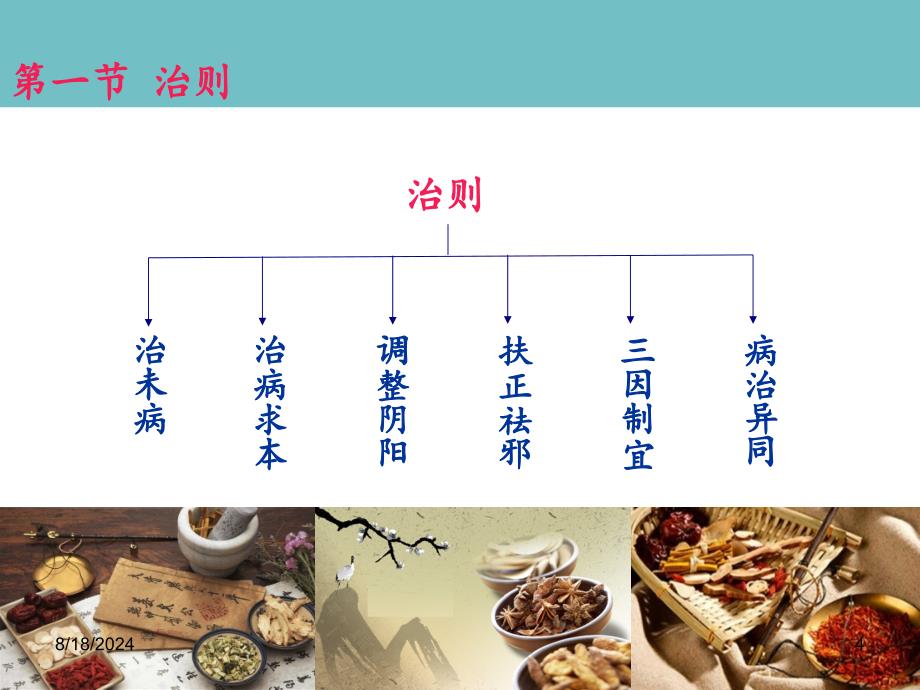 中医学教学课件：治则与治法1_第4页