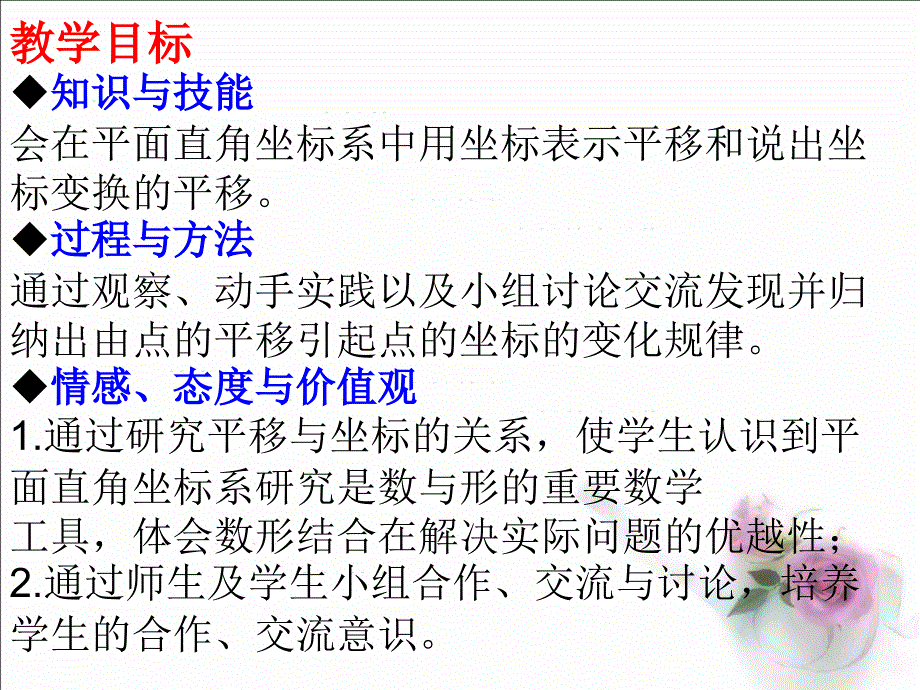 722用坐标表示平移(参赛课件）_第2页