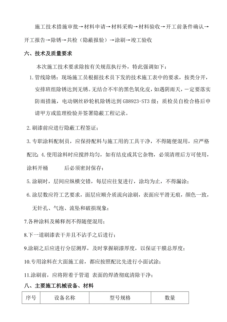 烯烃消防水系统隐患治理项目管道防腐施工方案_第3页