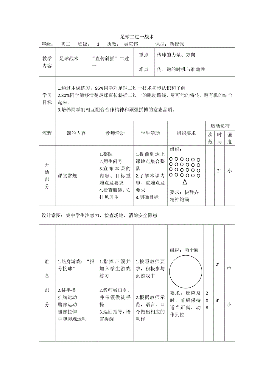 足球二过一战术.doc_第1页