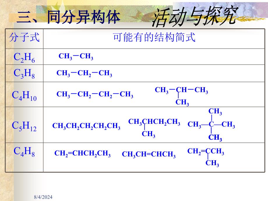 一、有机物碳原子成键特点_第3页