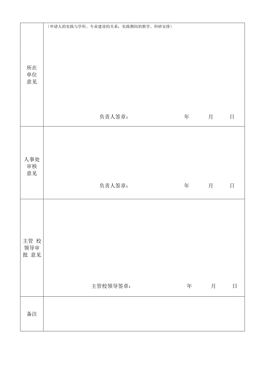 1广东商学院教师社会实践登记表 - 广东商学院人事处 站点首页_第2页