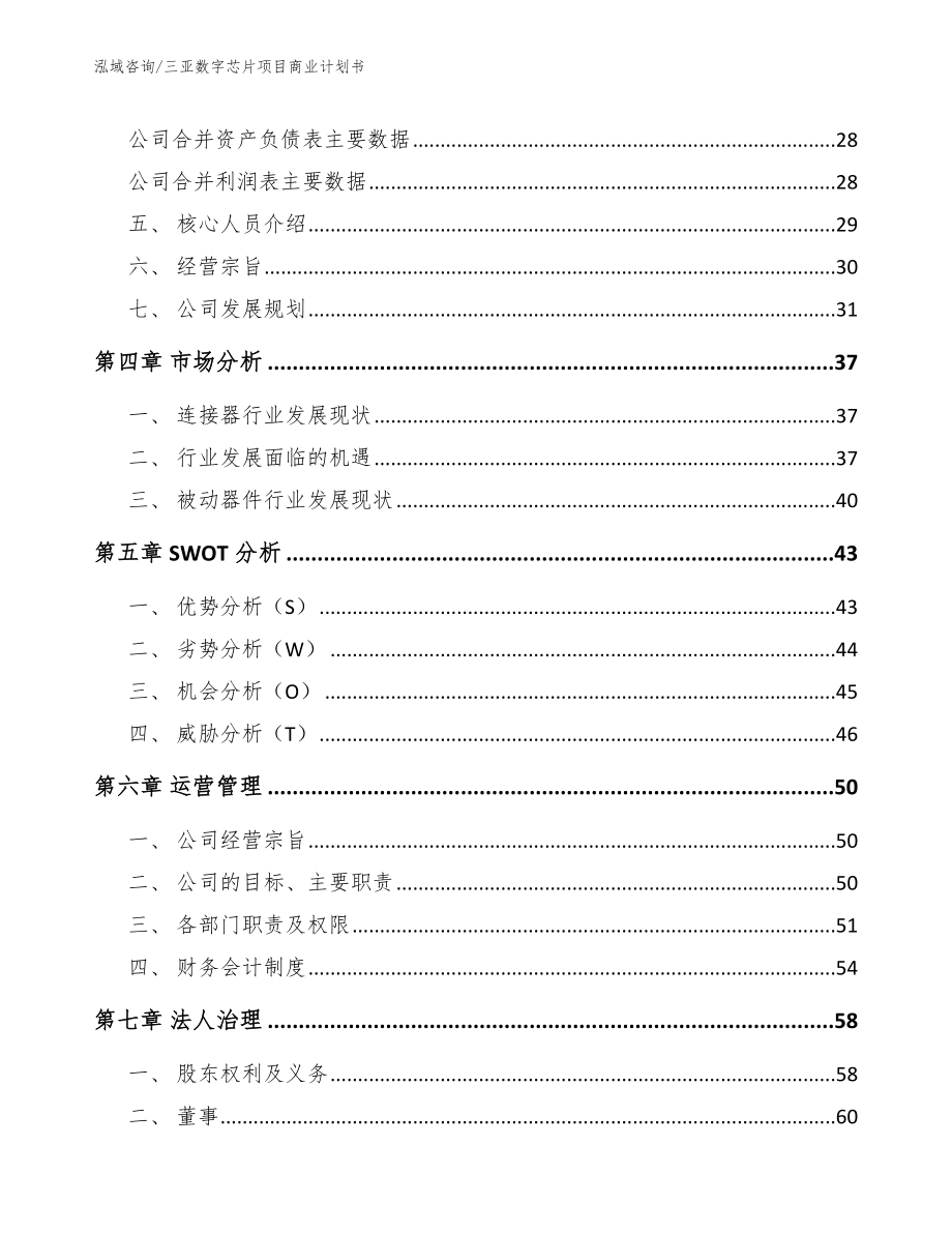 三亚数字芯片项目商业计划书范文_第4页