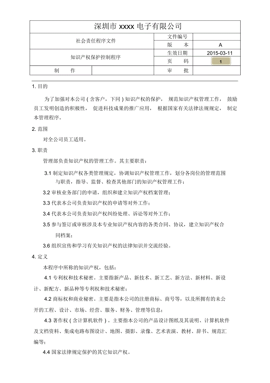 知识产权保护控制程序_第1页