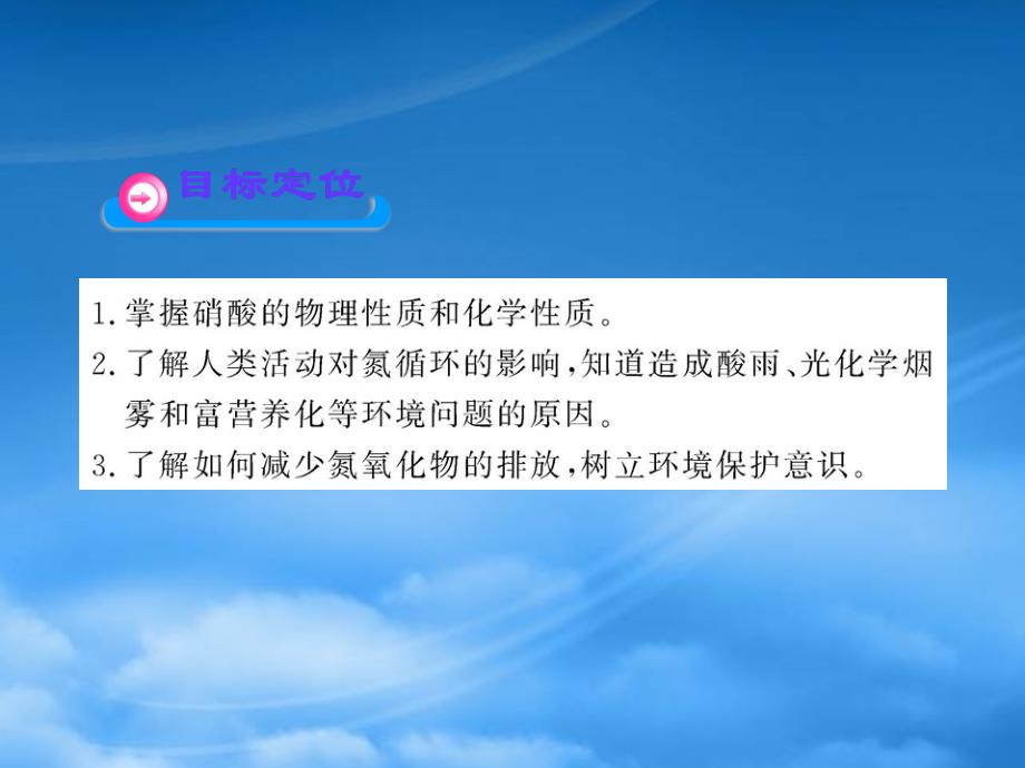 高中化学全程学习方略配套课件3.2.3硝酸人类活动对氮循环和环境的影响鲁科必修1_第3页