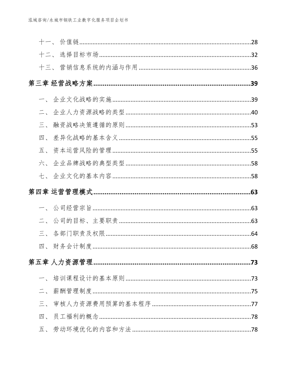 永城市钢铁工业数字化服务项目企划书模板范文_第3页