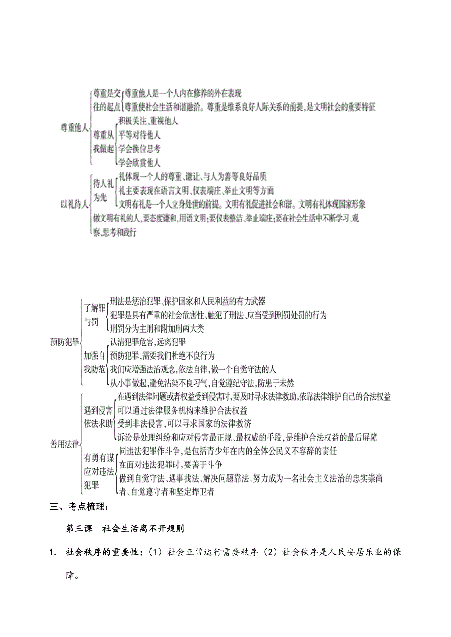 上人教版道德与法治八年级第二单元复习教案.doc_第2页