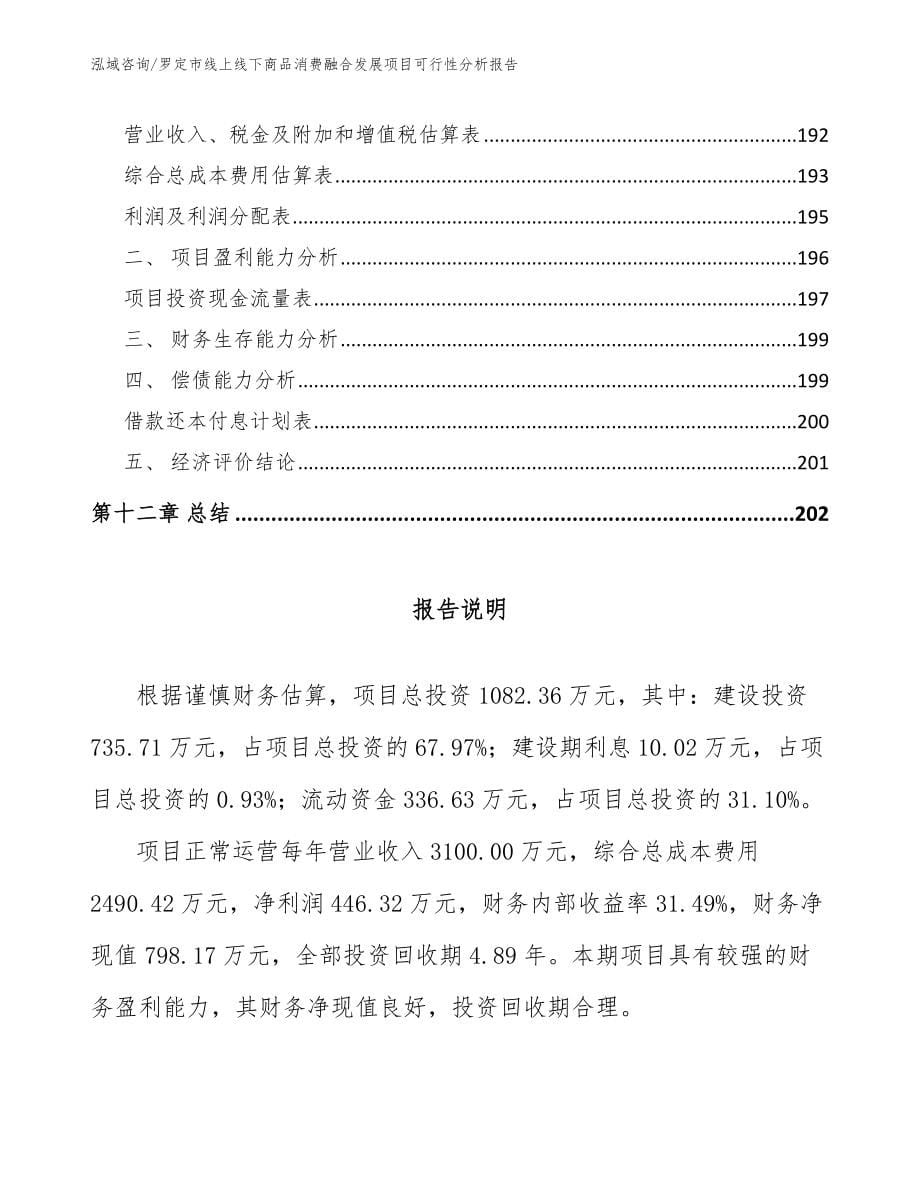 罗定市线上线下商品消费融合发展项目可行性分析报告模板_第5页