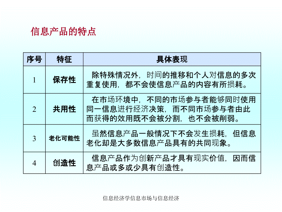 信息经济学信息市场与信息经济课件_第4页