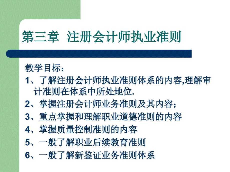 注册会计师执业准则优秀课件_第1页