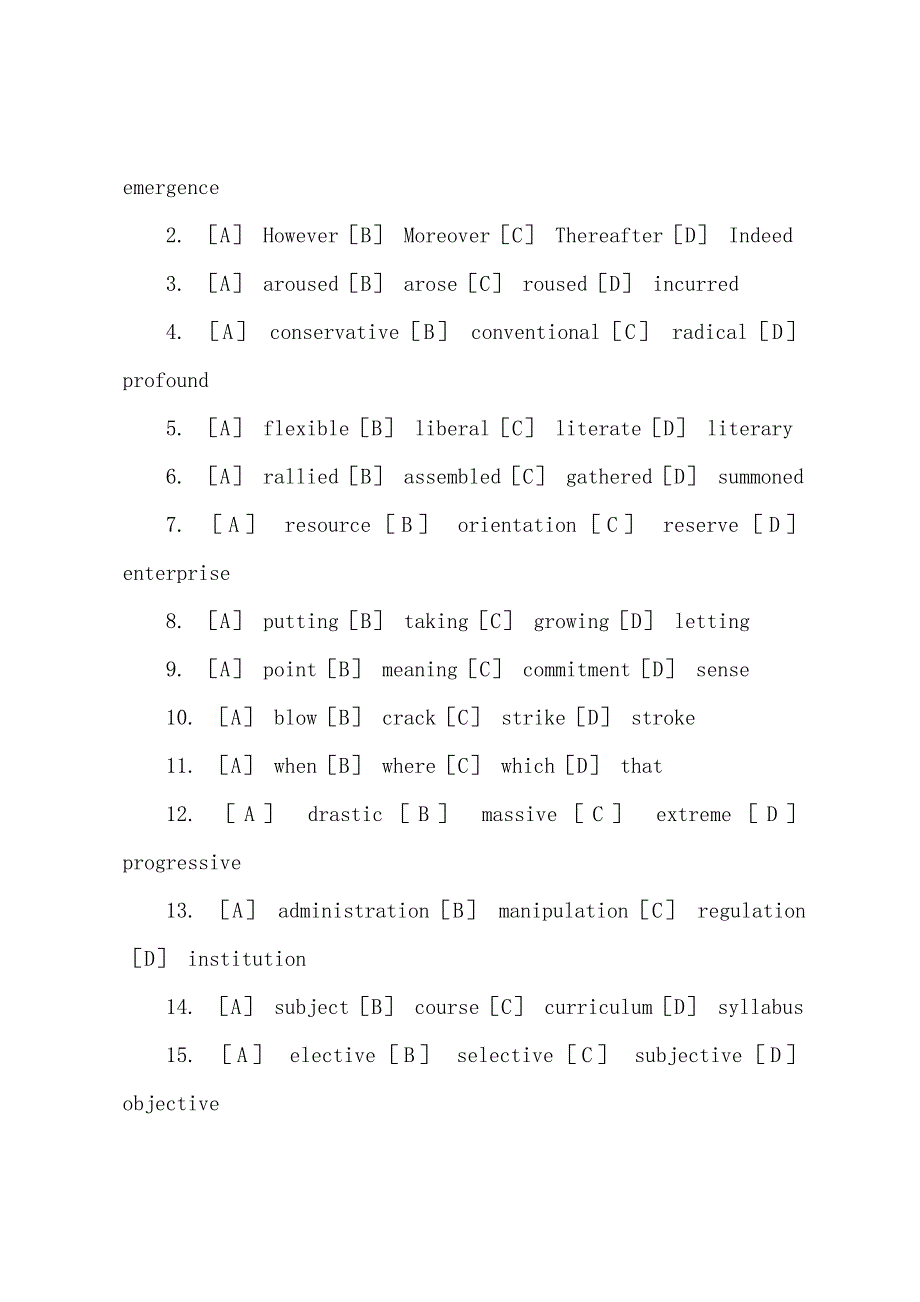 2022年考研英语模拟试题一.docx_第3页