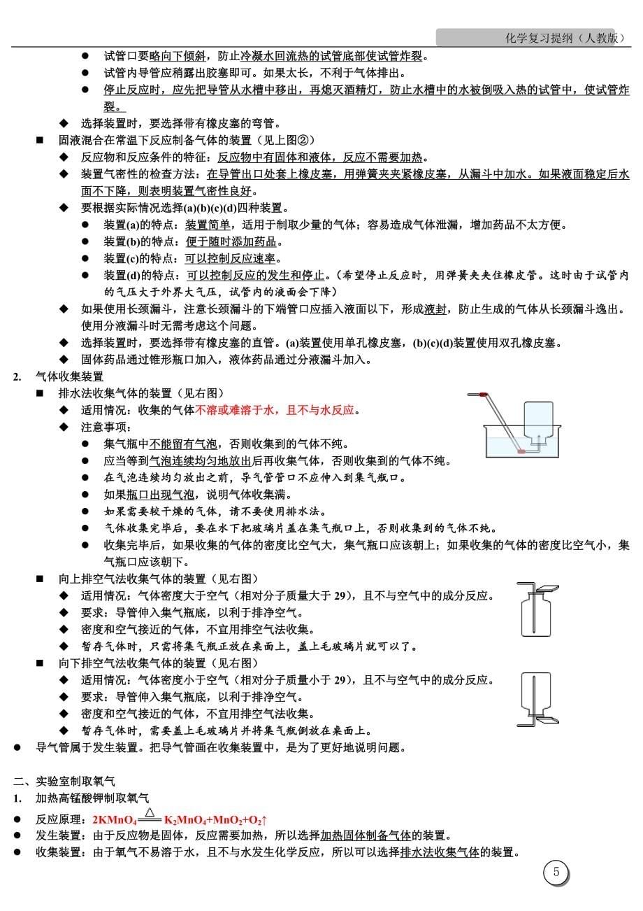 人教版九年级化学复习提纲 (2)_第5页