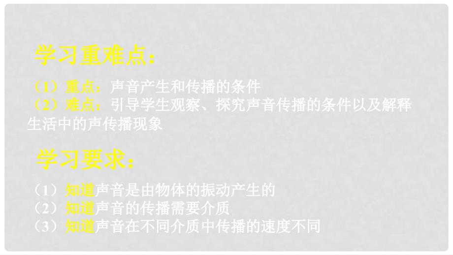 八年级物理上册 1.5《声音的产生和传播》学习要点课件 北京课改版_第2页