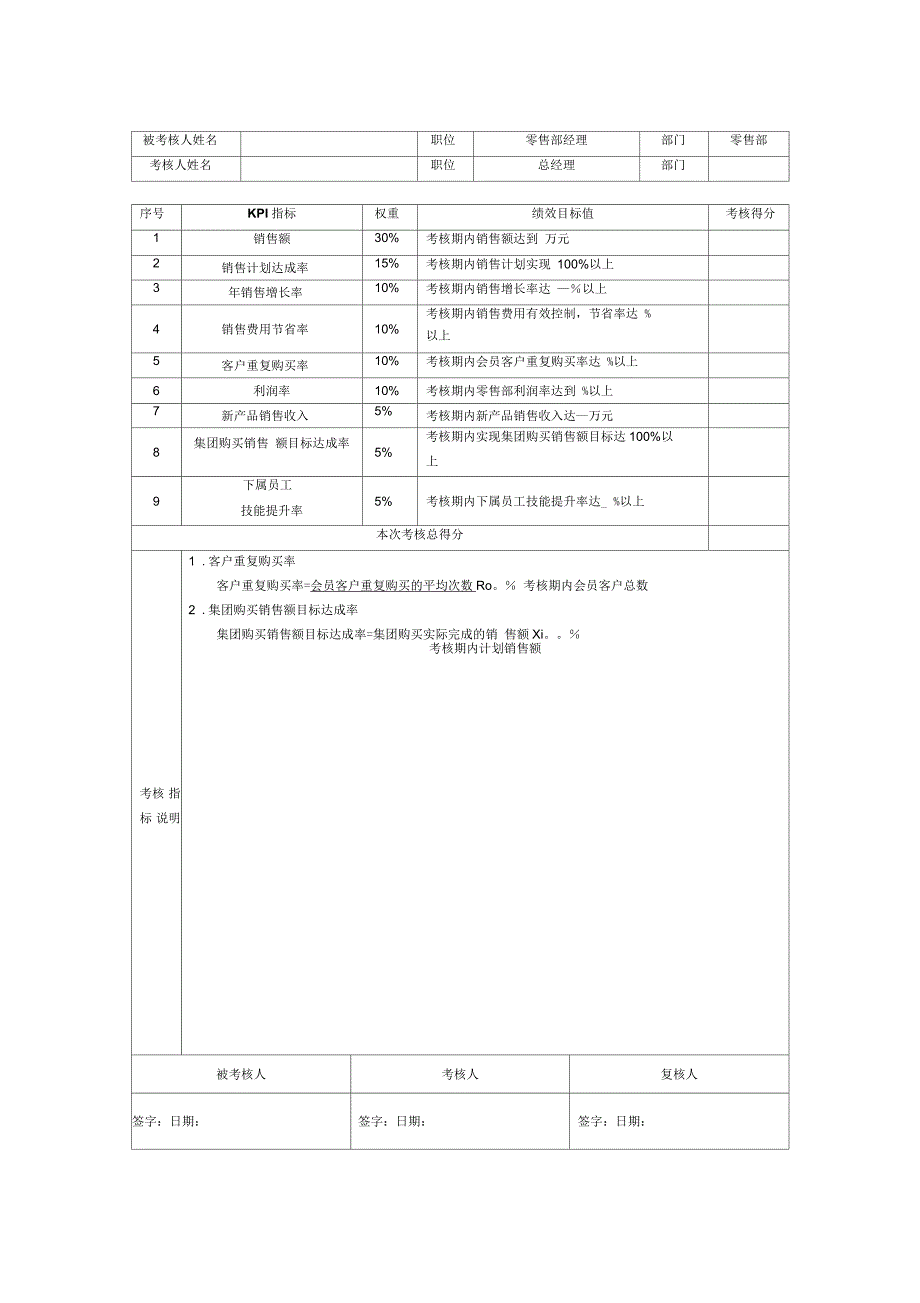 销售促销人员绩效考核方案_第4页