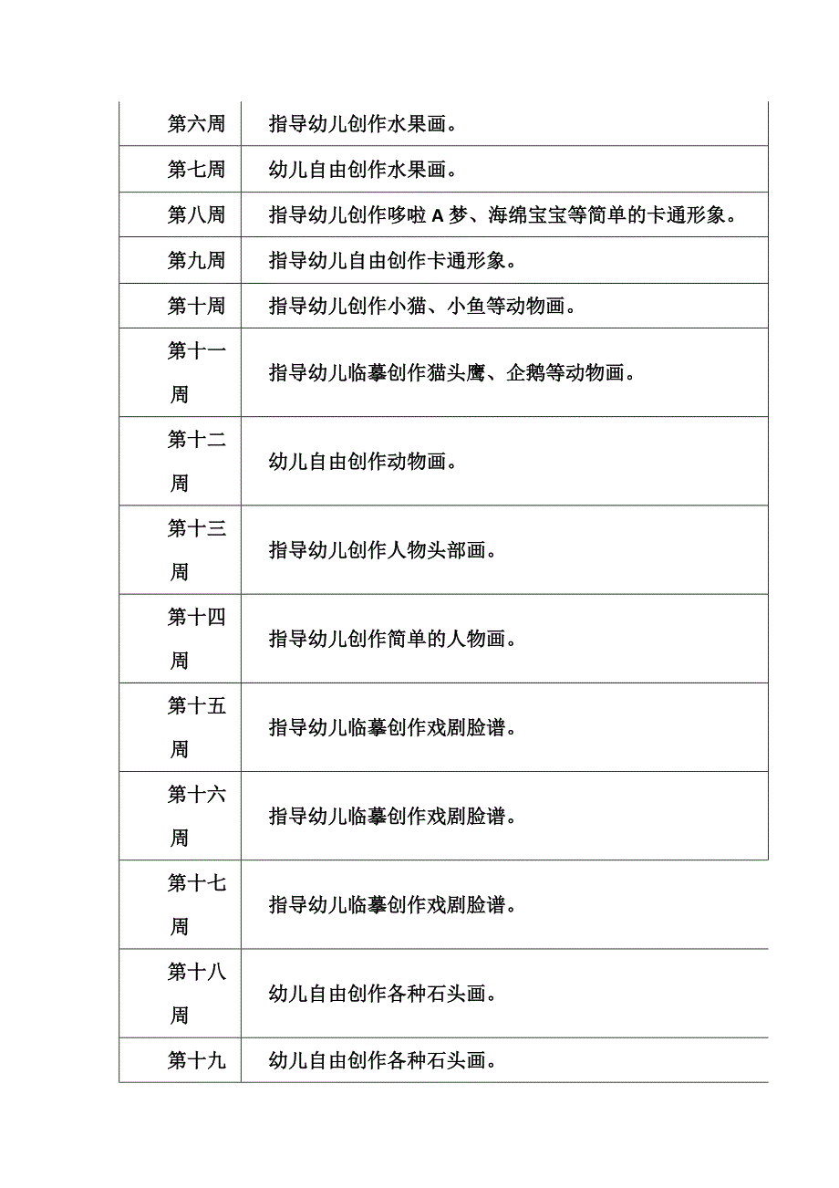 石头画活动计划_第3页