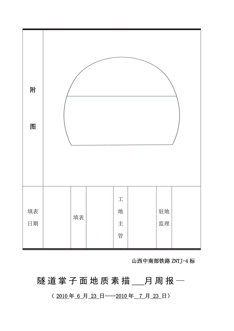 隧道掌子面地质素描记录表_第3页