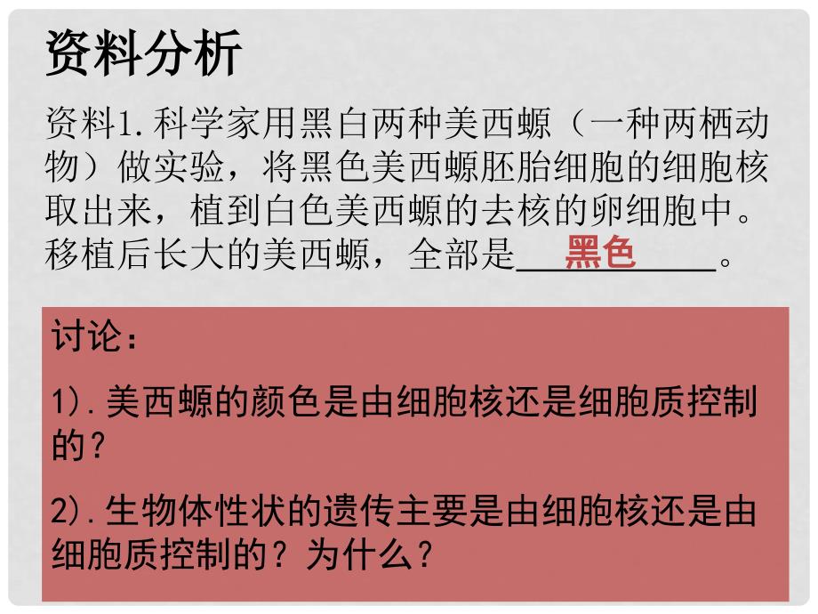 河南省洛阳市中成外国语学校高中生物 3.3 细胞核—系统的控制中心课件2 新人教版必修1_第4页