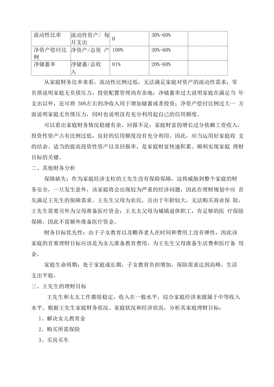 家庭理财规划书_第4页