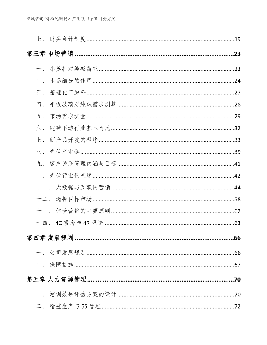 青海纯碱技术应用项目招商引资方案（参考范文）_第4页