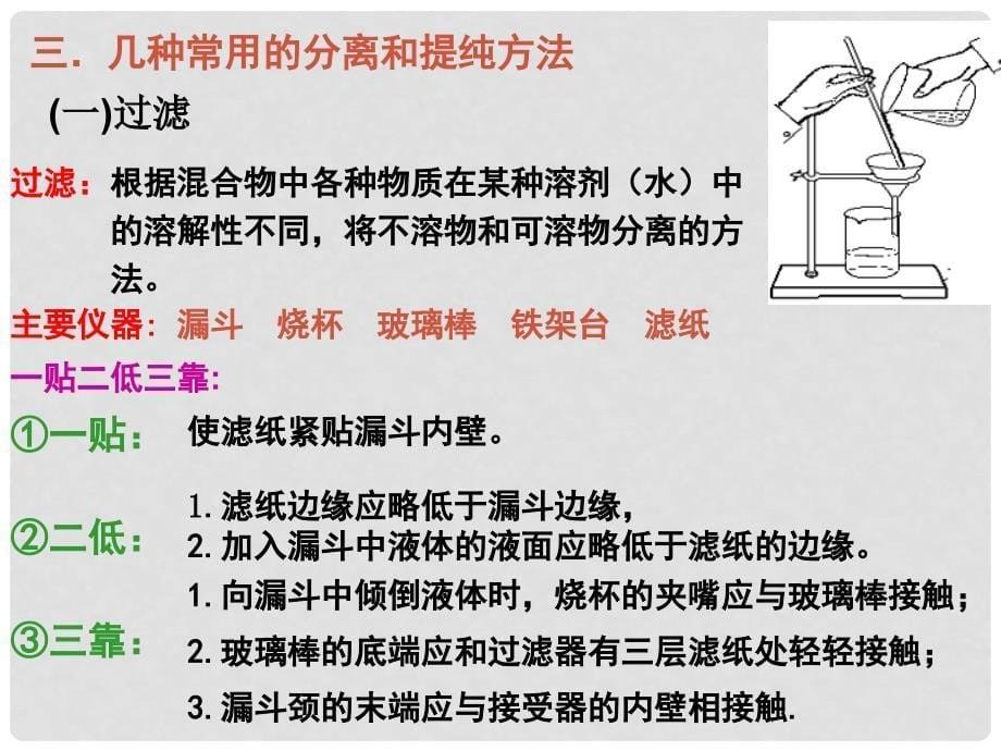 天津市静海县唐官屯中学高中化学 1.1 化学实验基本方法（第2课时）课件6 新人教版必修1_第5页