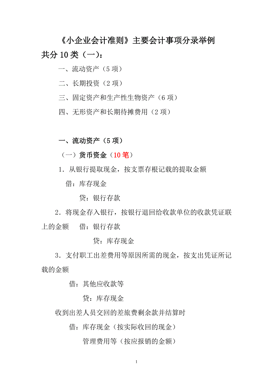 精品资料（2021-2022年收藏）主要会计事项分录举例_第1页