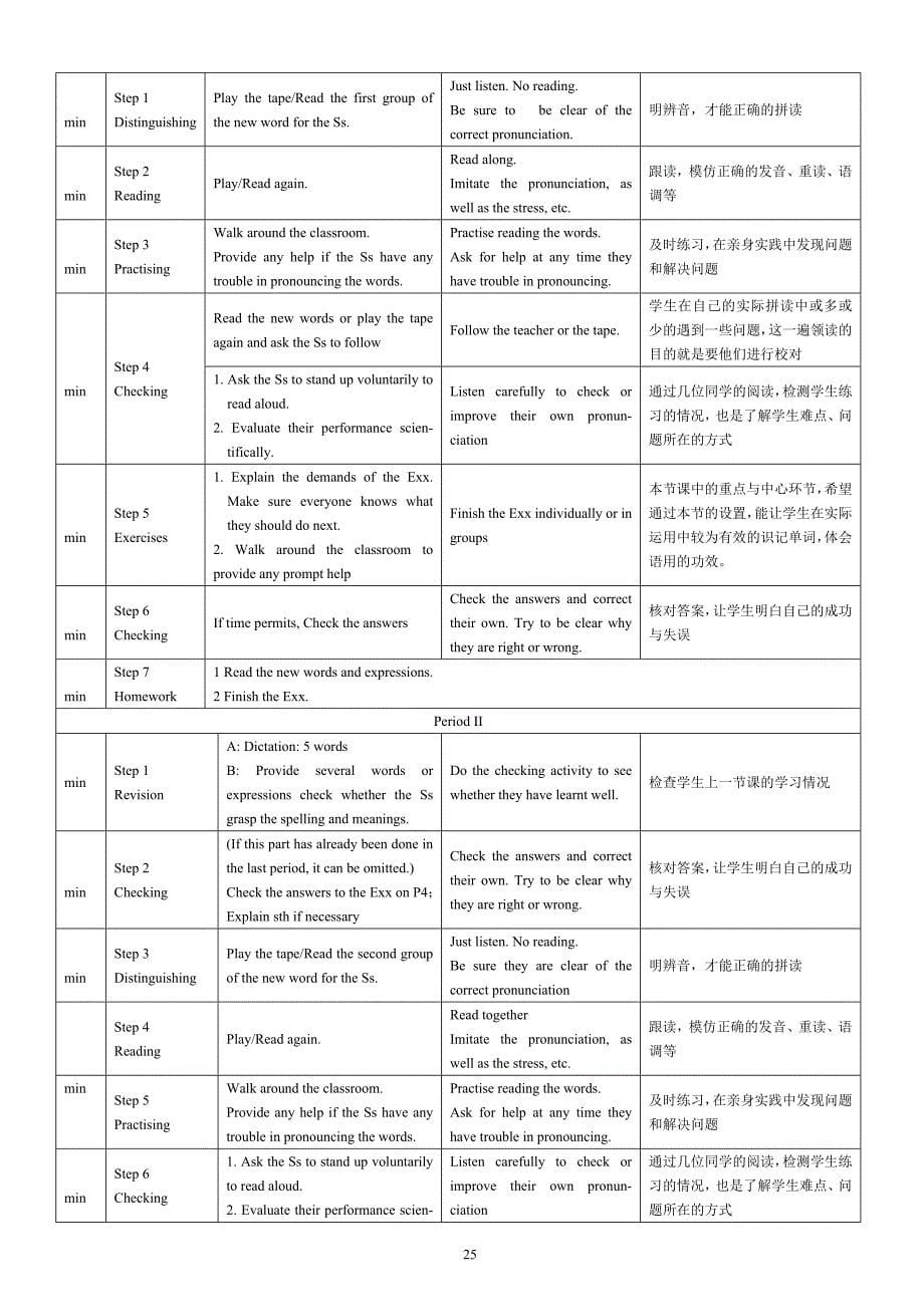 人教版高中英语必修一_第一单元__教学设计.doc_第5页