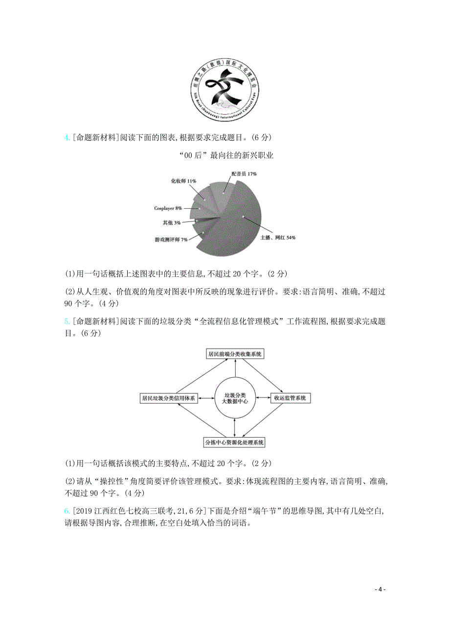 高考语文（2021年）一轮复习专题十二图文转换检测 新修订.docx_第4页