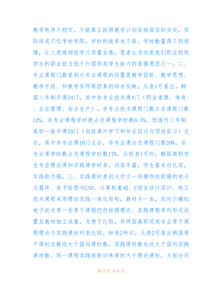 中韩职教电子技术专业课程设置(共3460字).doc_第2页