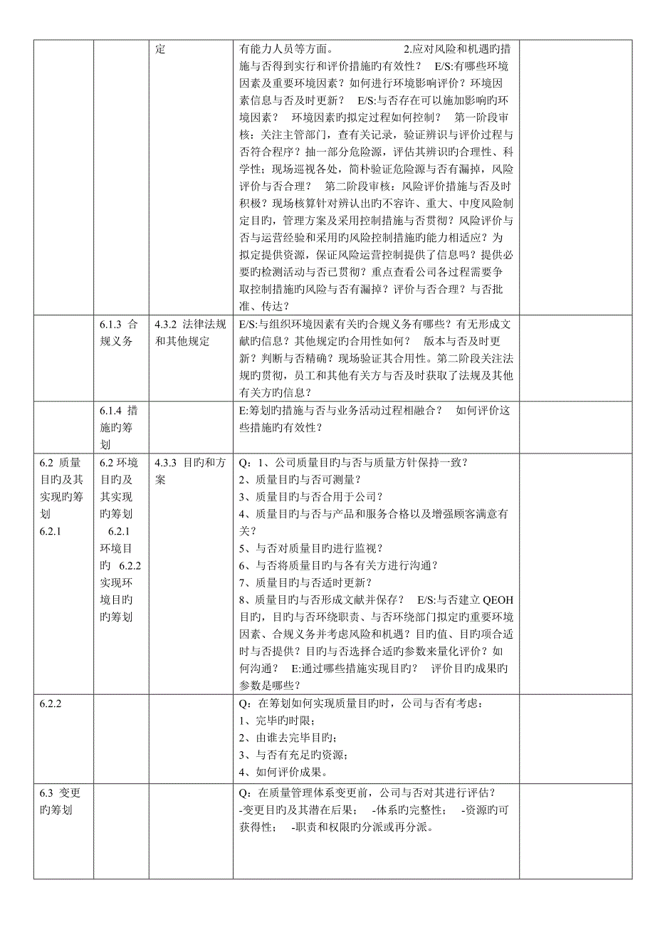 三体系内审检查表实用通用版.doc_第4页