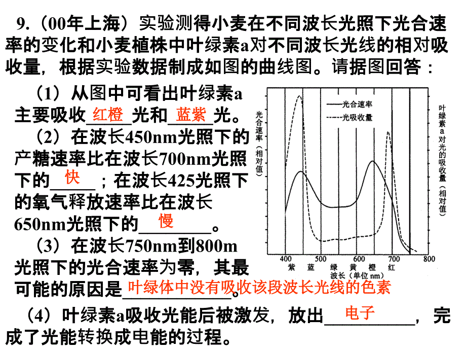 光合作用高考习题_第1页