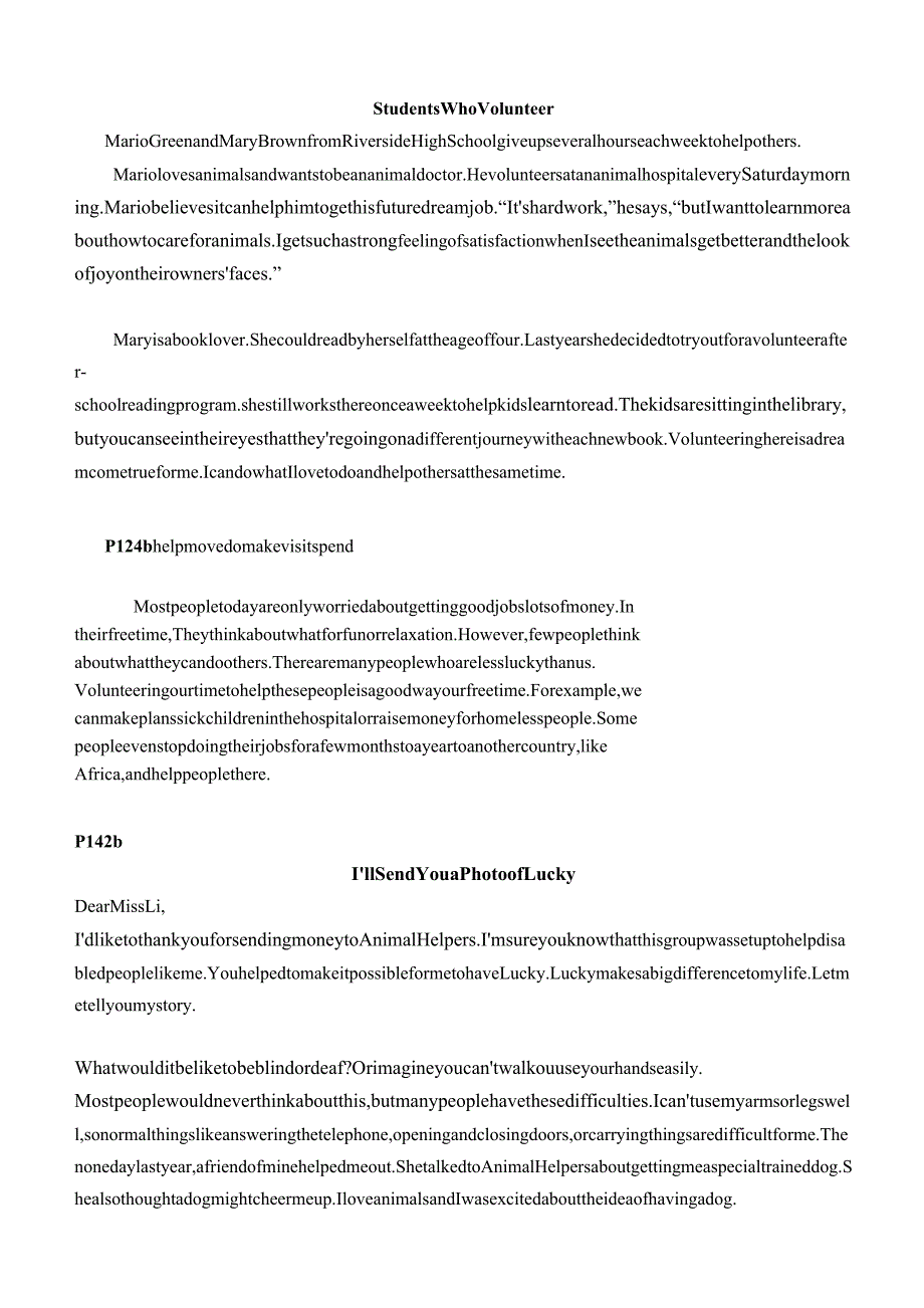 人教新目标八年级下册英语课文文本(可打印)_第2页