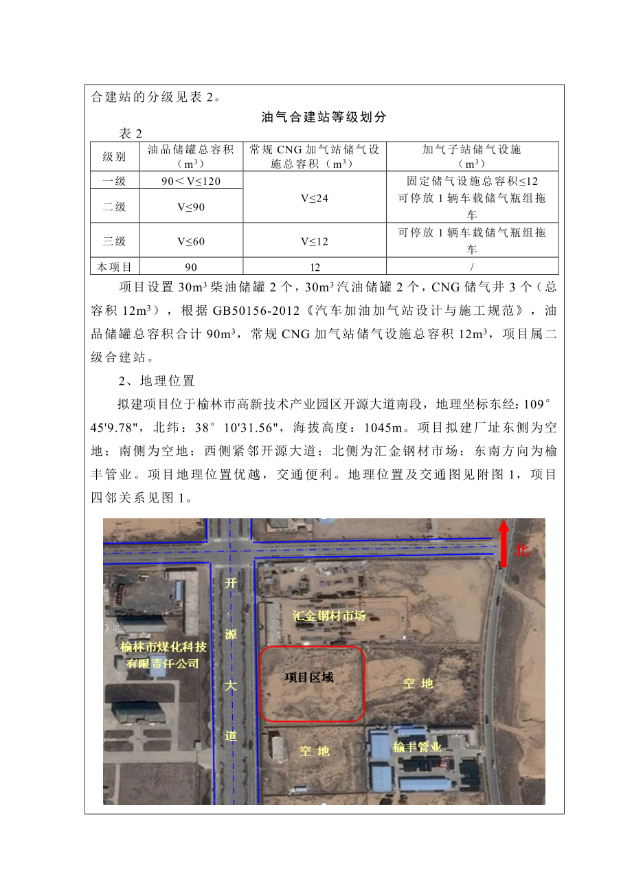 1榆林市高新区和顺能源新建加油站CNG汽车加气站榆林市高新区开源大道南段榆林市高新区和顺能源有限公司榆林市环境科技咨询服务部6_第3页