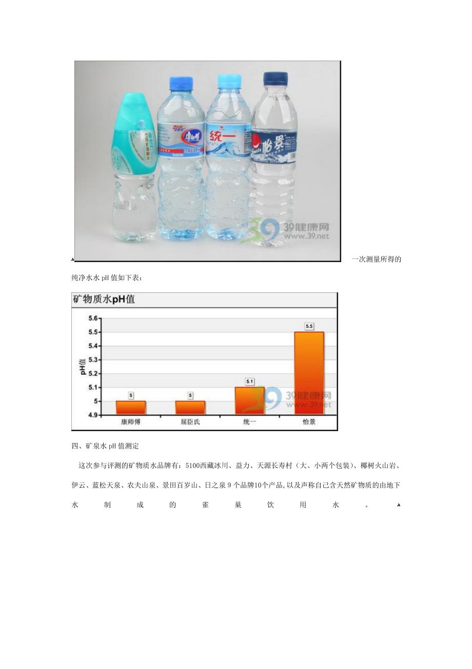 常见瓶装水pH值评测_第3页