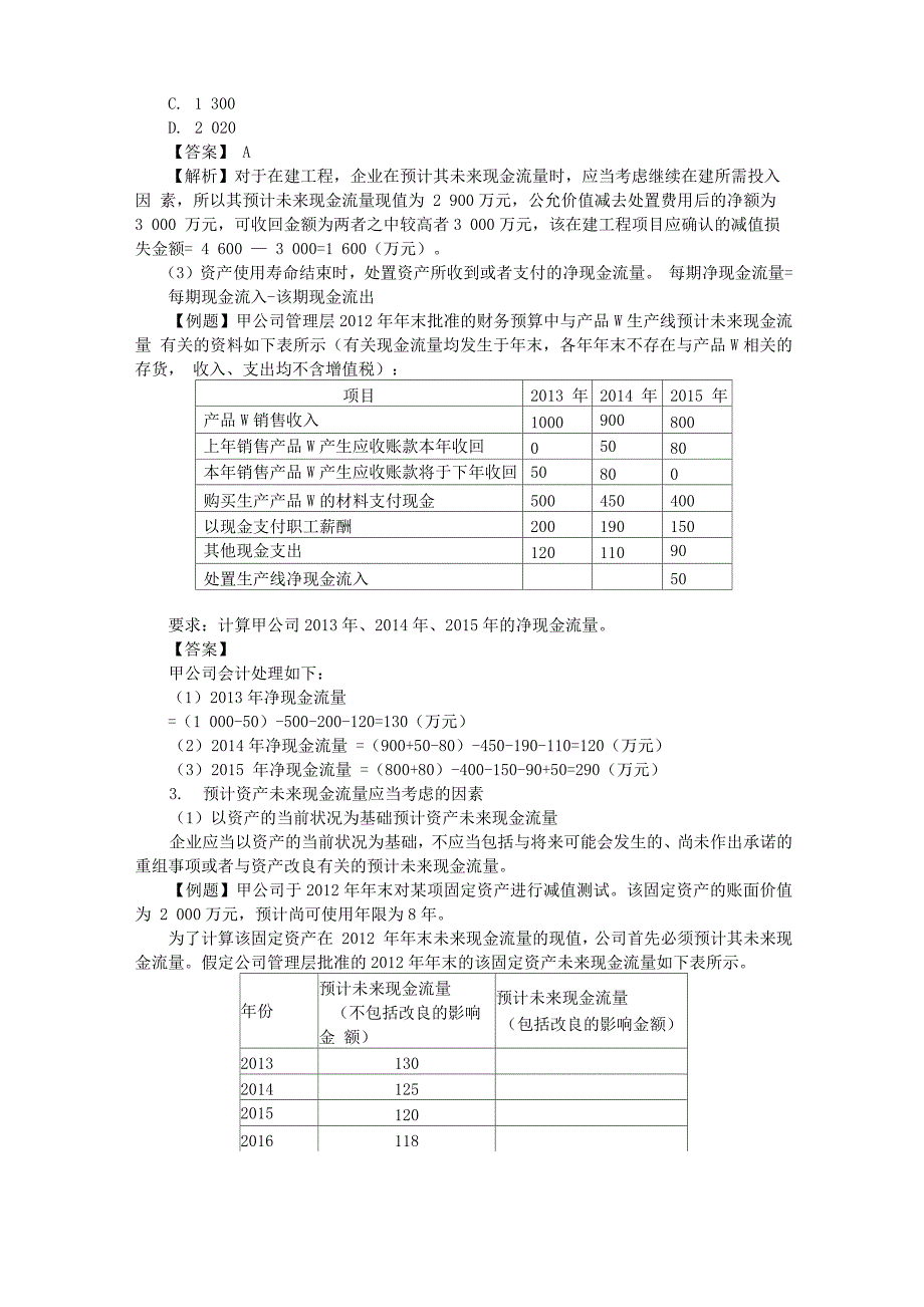 资产减值内容知识_第4页