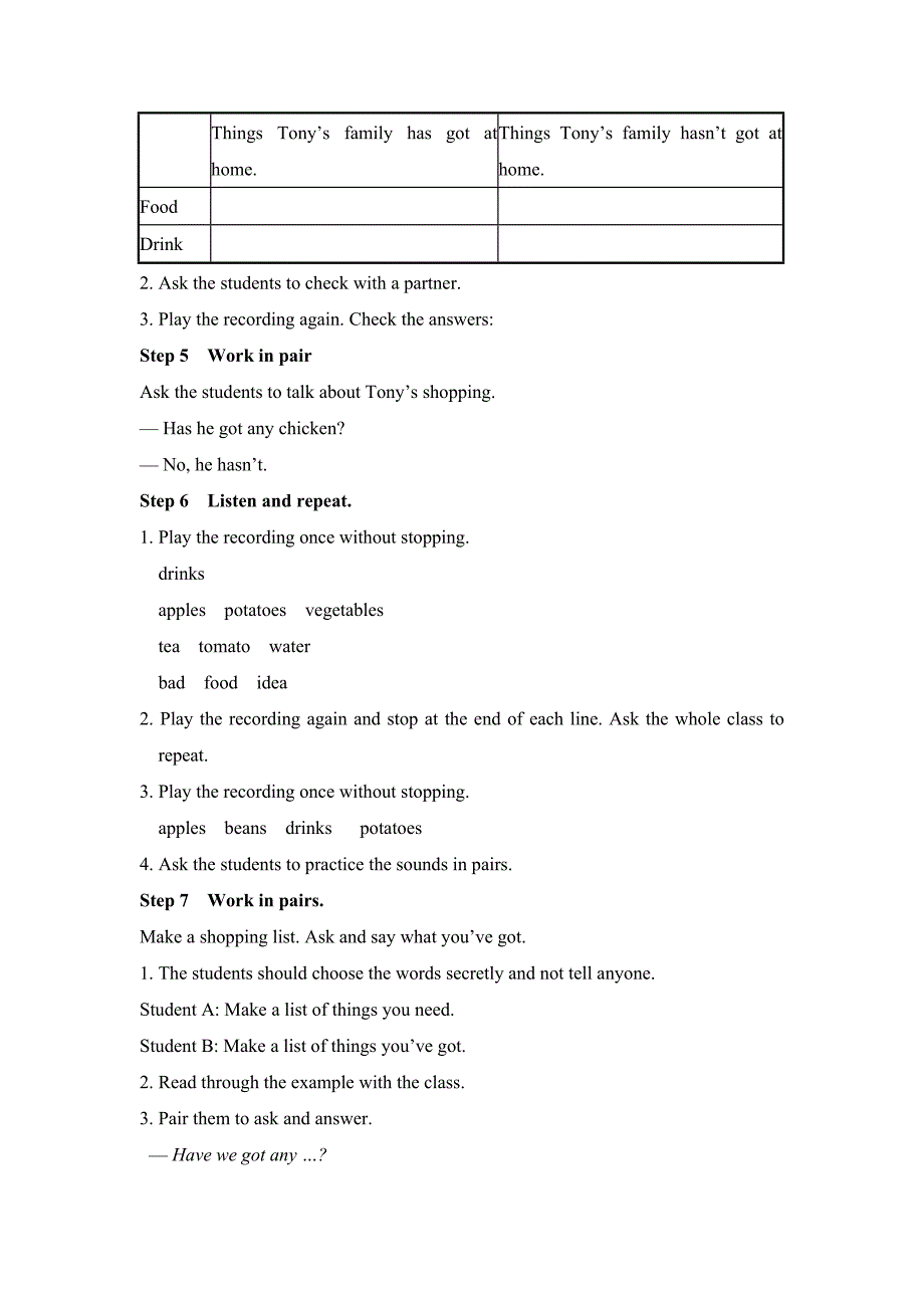 Module4Healthyfood教案_第4页