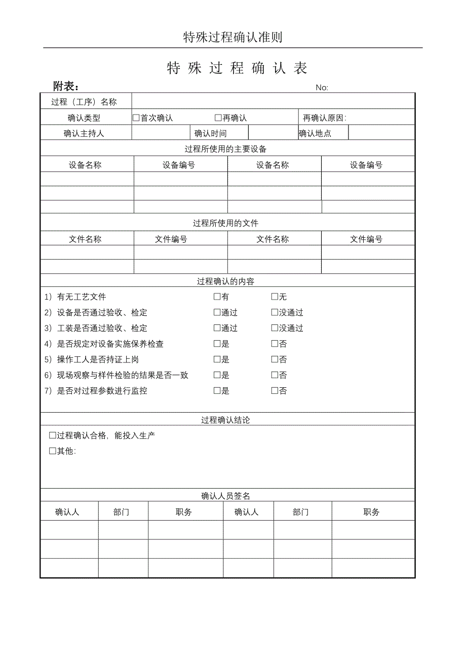 公司特殊过程确认准则.doc_第2页