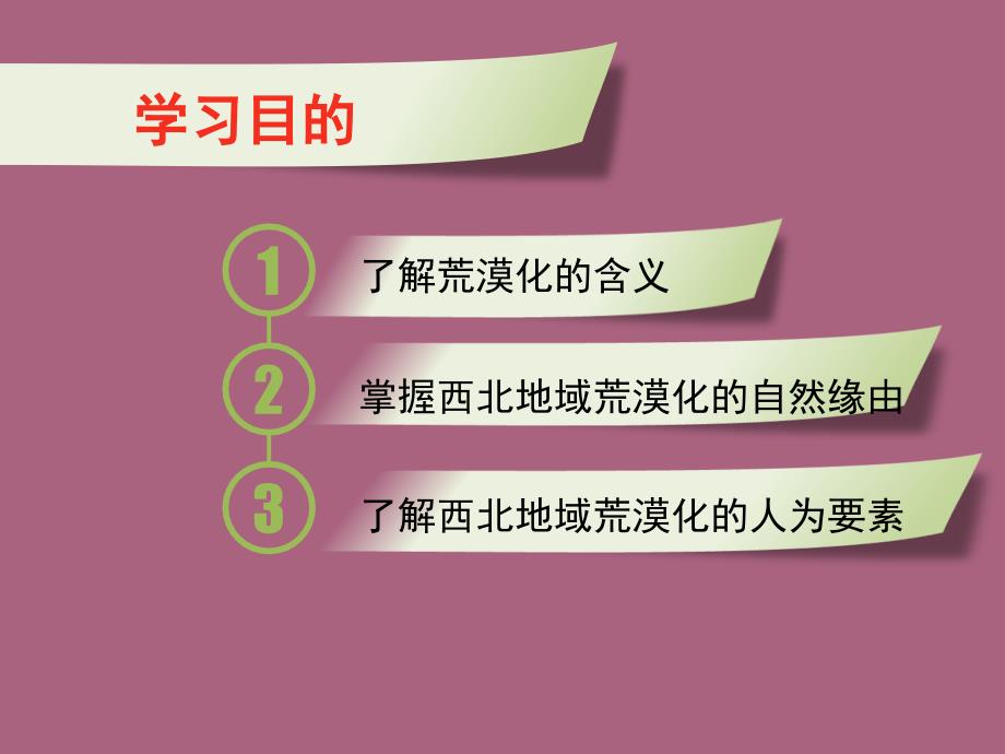 荒漠化的防治以西北地区为例.公开课ppt课件_第3页