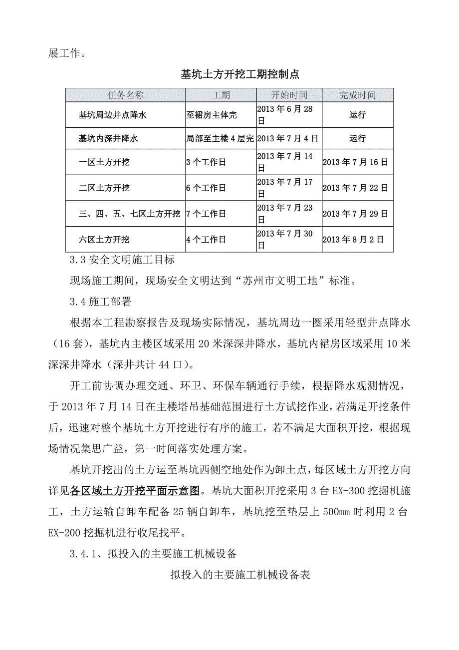 江苏某高层框筒结构商务楼工程土方开挖及降水专项施工方案_第5页